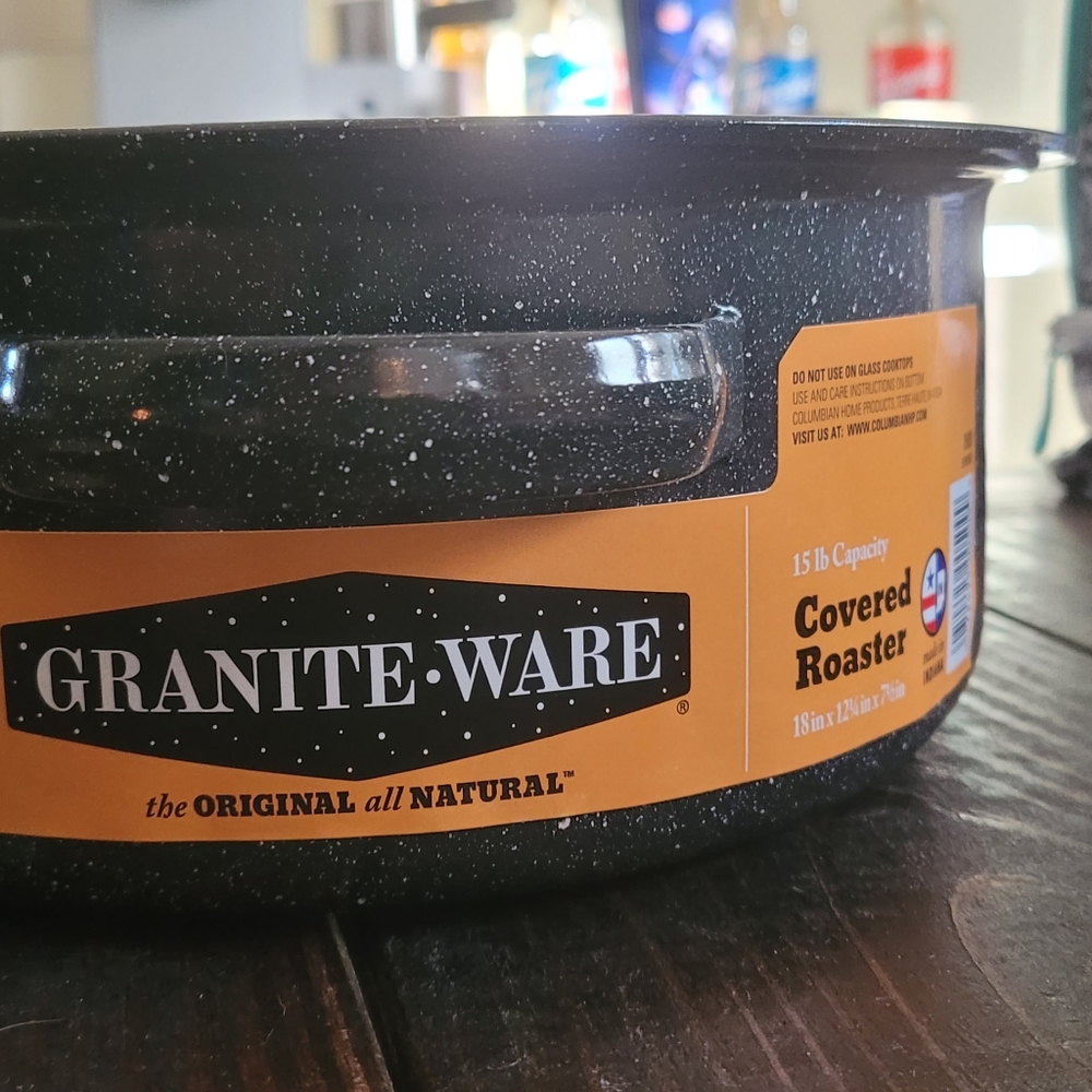 Granite Ware 15lb Covered Roaster (New)